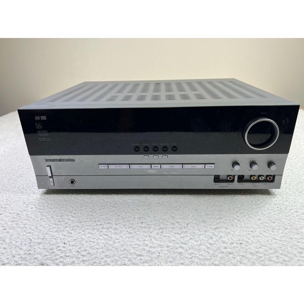 Harman Kardon AVR 135 6.1 Ch AV Receiver Dolby DTS Surround W/ Remote Bundle